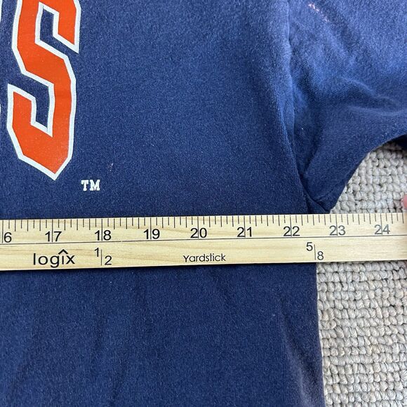 Vtg Illinois Fighting Illini Graphic Shirt Men’s XL Soffes University Spell Out - Picture 4 of 13